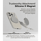 Case Ringke Silicone Magsafe Para Iphone 16 Plus 6.7 Stone 2