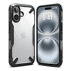 Case Ringke Fusion X Para Iphone 16 Plus 6.7 Black Negro 1