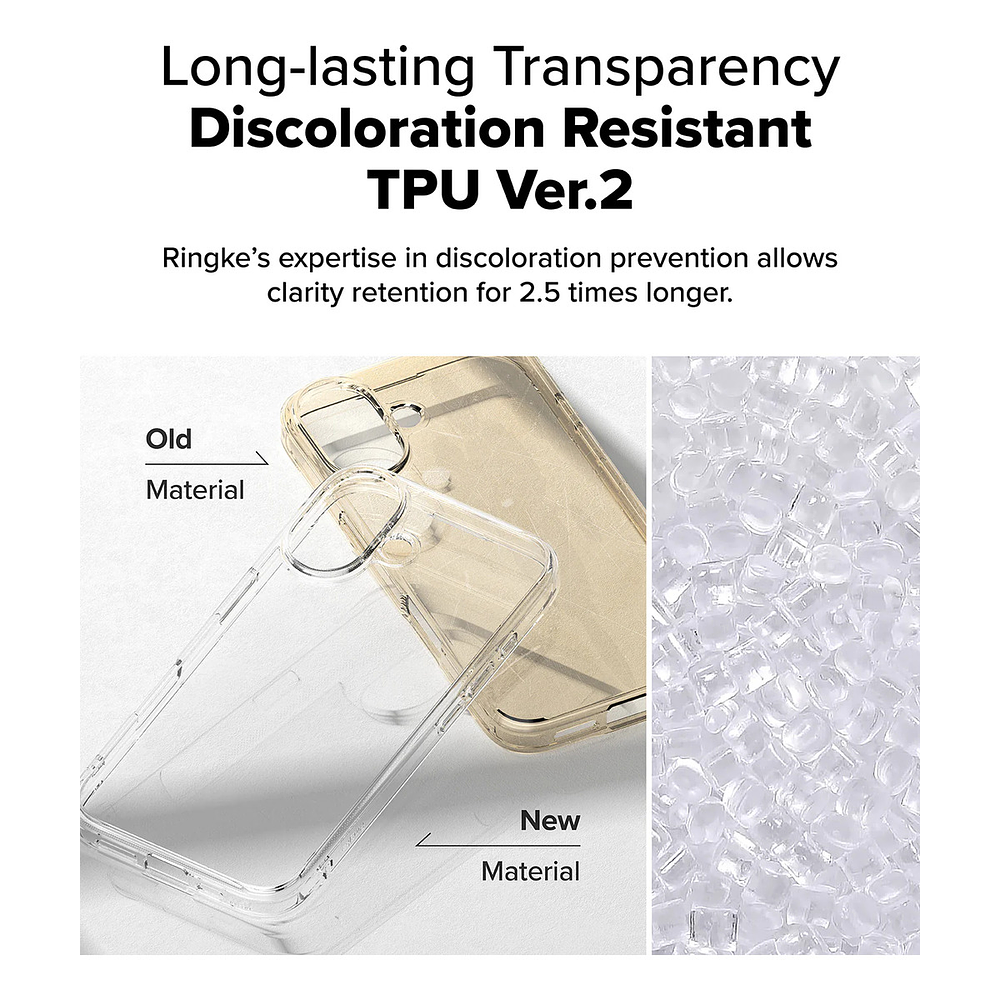 Case Ringke Fusion Clear Para Iphone 16 Plus 6.5 4