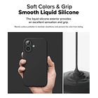 Case Ringke Silicone Magsafe Para Iphone 16 Plus 6.7 Negro 2