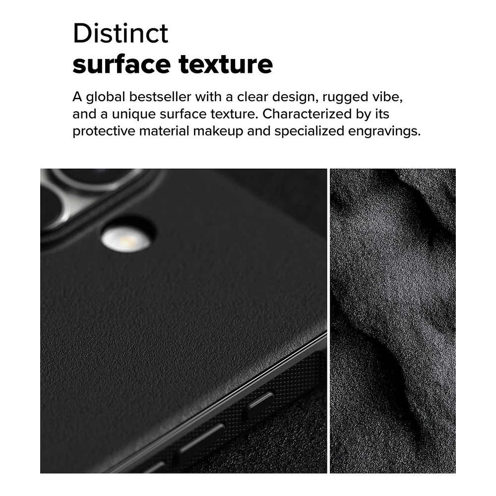 Case Delgado Mate Ringke Onyx Para Iphone 16 Plus 6.7 Negro 4