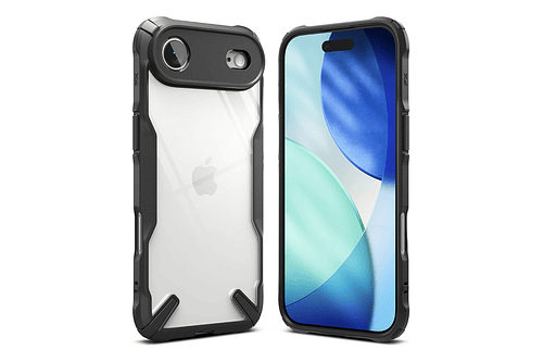 Case Ringke Fusion X Para Iphone 17 Air 6.5 Black Negro