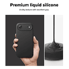 Case Ringke Silicone Magsafe Para Iphone 17 Air 6.5 Negro 2