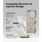 Case Ringke Silicone Magsafe Para Iphone 16 Plus 6.7 Stone 4