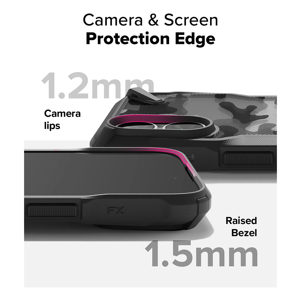 Case Ringke Fusion X Para Iphone 16 Plus 6.7 Camo 7