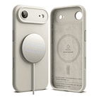 Case Ringke Silicone Magsafe Para Iphone 17 Air 6.5 Stone 1