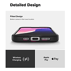 Case Delgado Mate Ringke Onyx Para Iphone 16 Plus 6.7 Negro 6