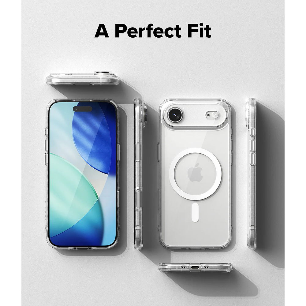 Case Ringke Fusion Clear Magsafe Para Iphone 17 Air 6.5 8