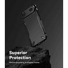 Case Ringke Fusion X Para Iphone 17 Air 6.5 Black Negro 3