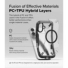 Case Ringke Fusion X Magsafe Para Iphone 16 Normal 6.1 Black  7