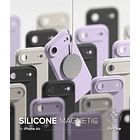 Case Ringke Silicone Magsafe Para Iphone 17 Air 6.5 Purple 5