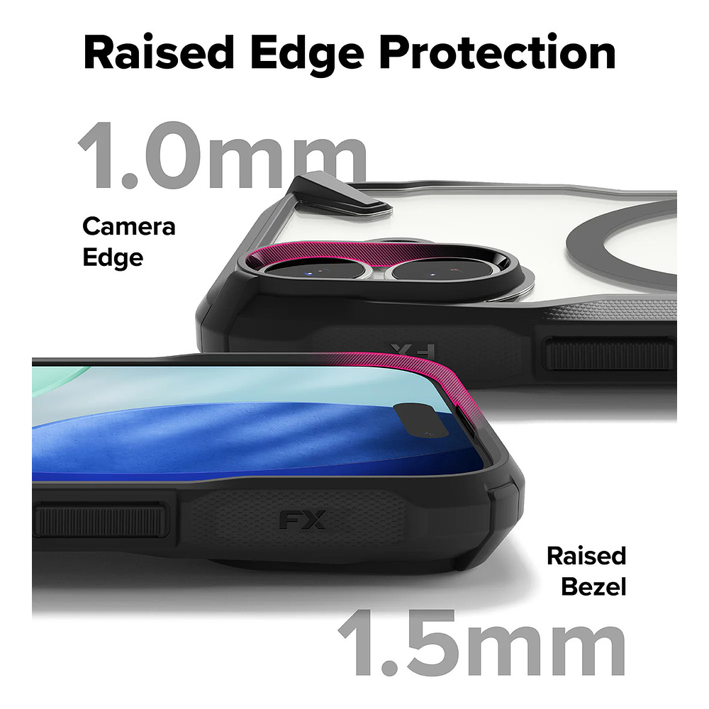 Case Ringke Fusion X Magsafe Para Iphone 17 Normal 6.3 Black  7