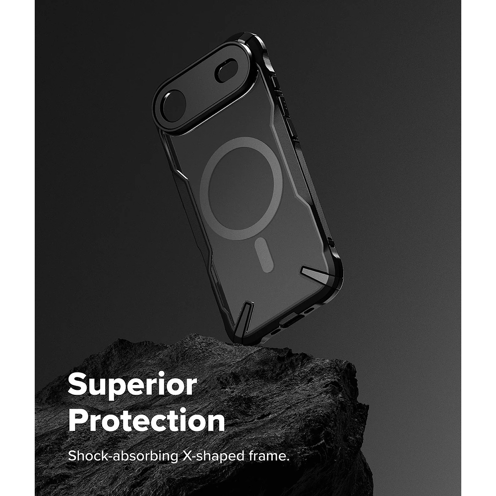 Case Ringke Fusion X Magsafe Para Iphone 17 Air 6.5 Black  5