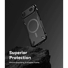 Case Ringke Fusion X Magsafe Para Iphone 17 Air 6.5 Black  5