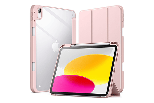 Case Para Ipad A16 Chip 11ma Gen A3354 A3355 A3356 (2025) Clear / Rose