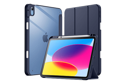 Case Para Ipad A16 Chip 11ma Gen A3354 A3355 A3356 (2025) Clear / Navy