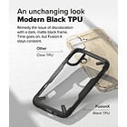 Case Ringke Fusion X Para Iphone 16 Plus 6.7 Black Negro 5