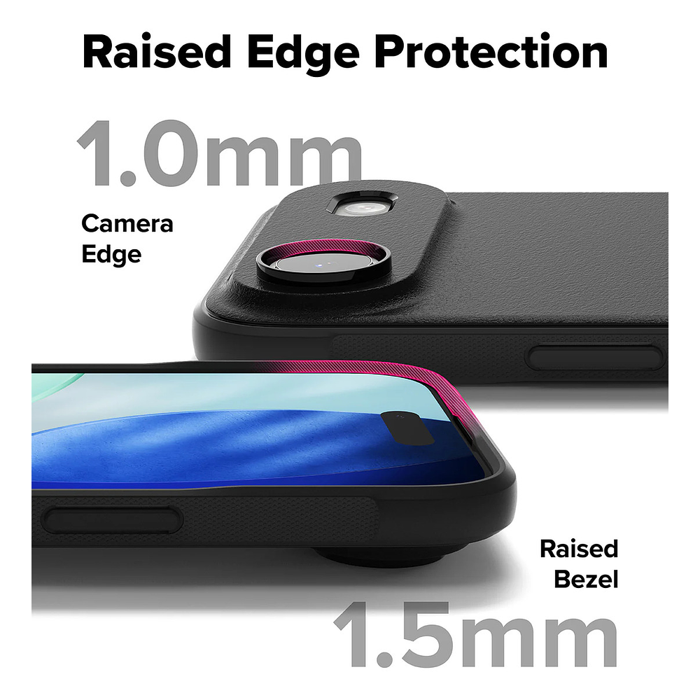 Case Delgado Mate Ringke Onyx Para Iphone 17 Air 6.5 Black 7