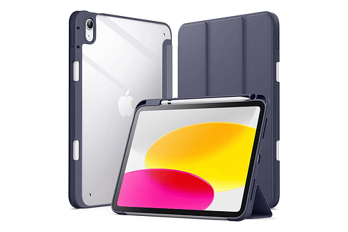 Case Para Ipad 10ma Gen (2022) A2696 A2757 Clear / Lavanda