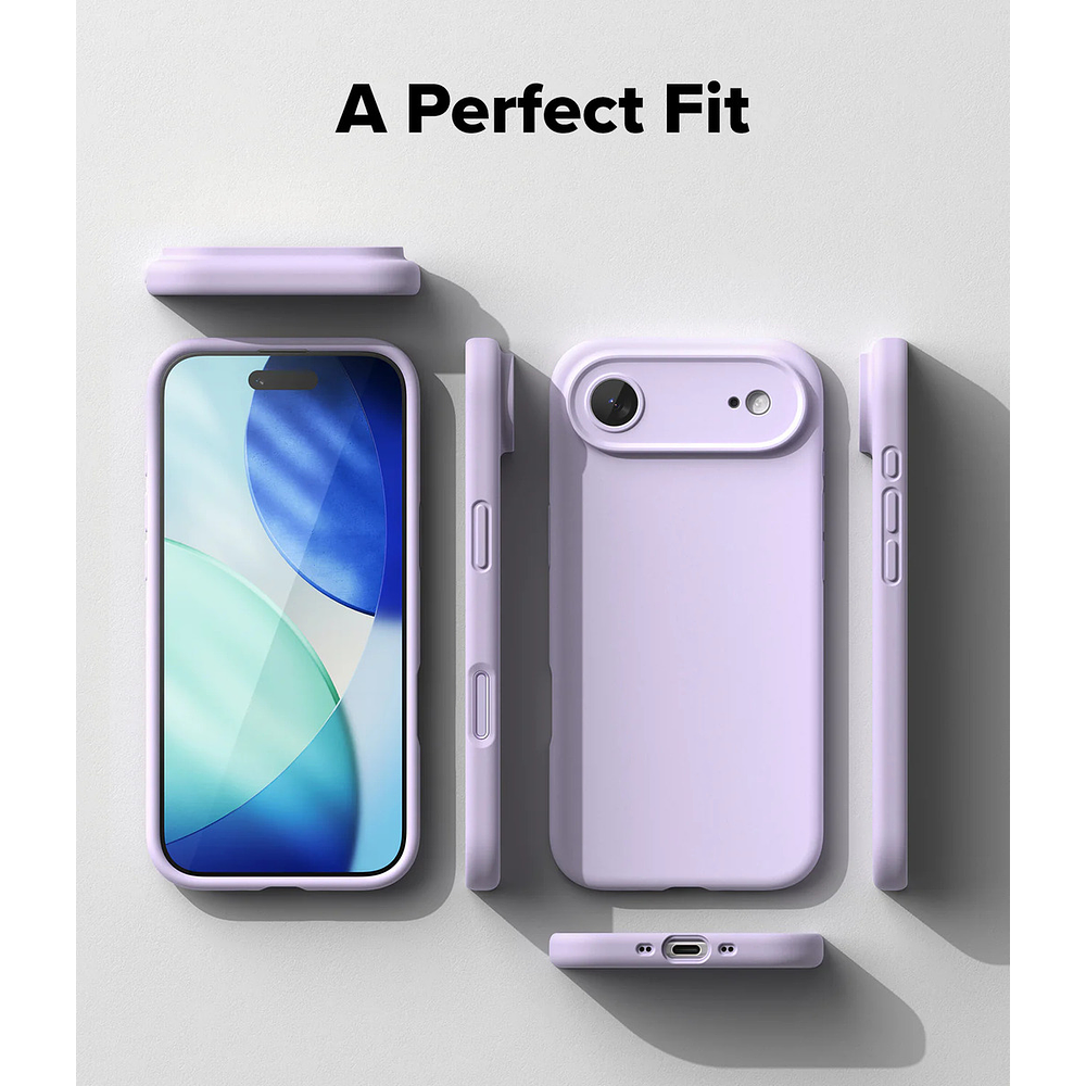 Case Ringke Silicone Magsafe Para Iphone 17 Air 6.5 Purple 8