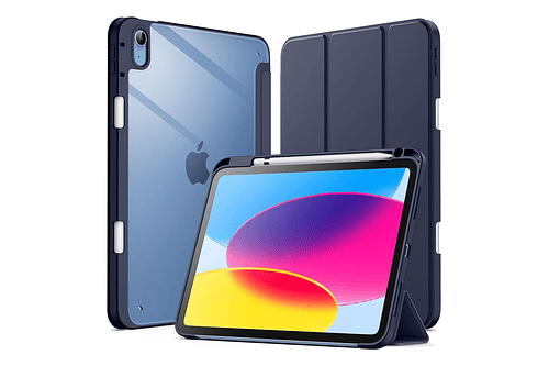 Case Para Ipad 10ma Gen (2022) A2696 A2757 Clear / Navy