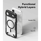 Case Ringke Fusion X Magsafe Para Iphone 17 Air 6.5 Black  8