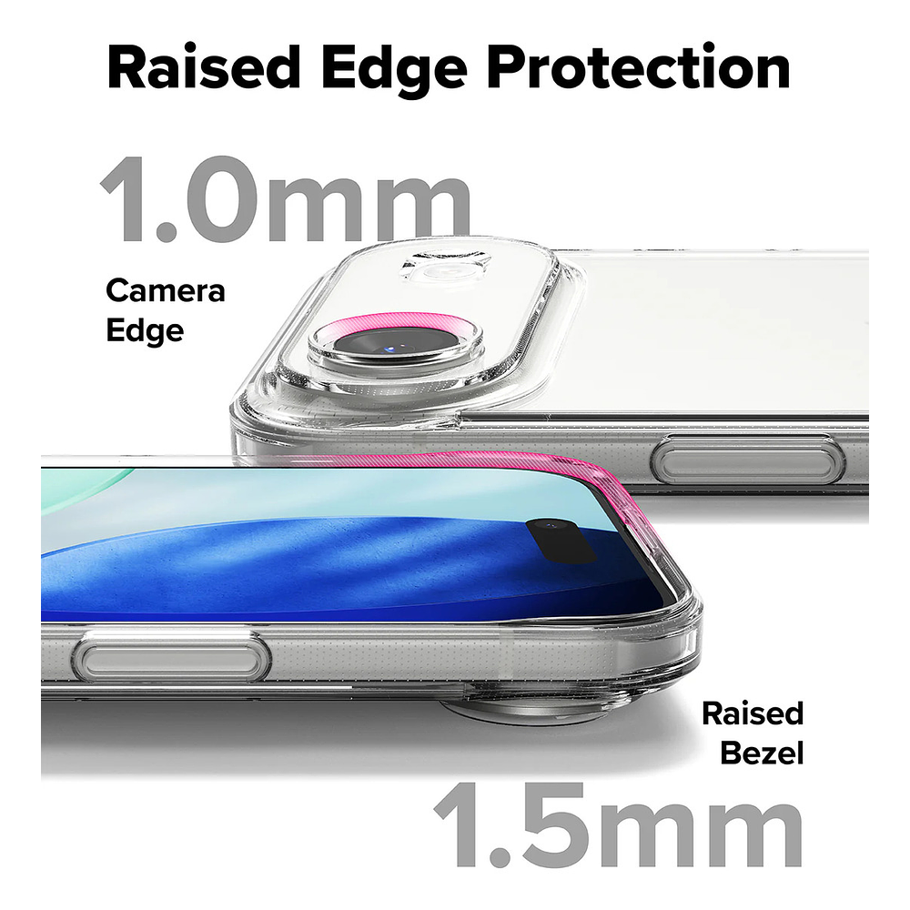 Case Ringke Fusion Clear Para Iphone 17 Air 6.5 7