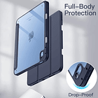 Case Para Ipad 10ma Gen (2022) A2696 A2757 Clear / Navy 2