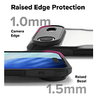 Case Ringke Fusion X Para Iphone 17 Air 6.5 Black Negro 7