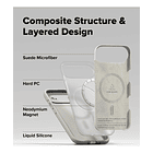 Case Ringke Silicone Magsafe Para Iphone 17 Air 6.5 Stone 6