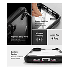 Case Ringke Fusion X Para Iphone 16 Plus 6.7 Black Negro 9
