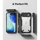 Case Ringke Fusion X Para Iphone 17 Air 6.5 Black Negro 8
