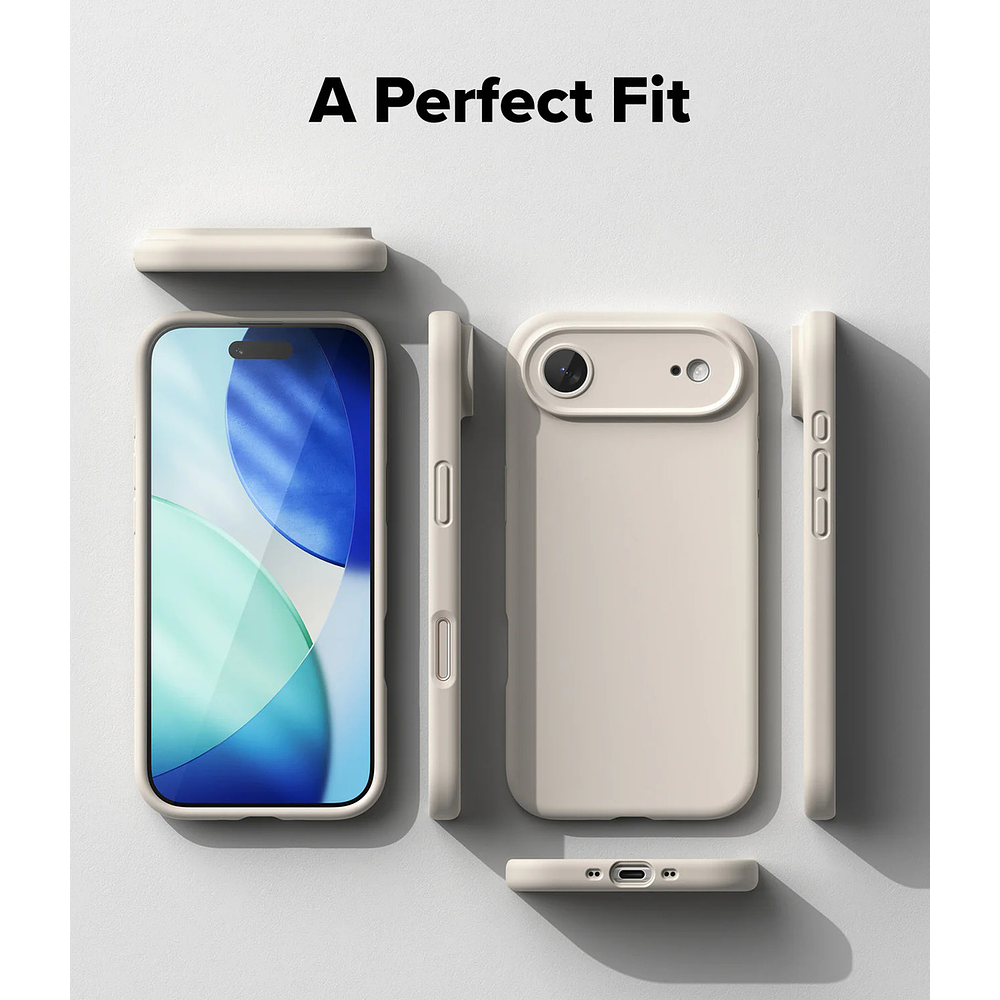 Case Ringke Silicone Magsafe Para Iphone 17 Air 6.5 Stone 7