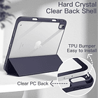 Case Para Ipad 10ma Gen (2022) A2696 A2757 Clear / Lavanda 5