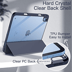 Case Para Ipad 10ma Gen (2022) A2696 A2757 Clear / Navy 5