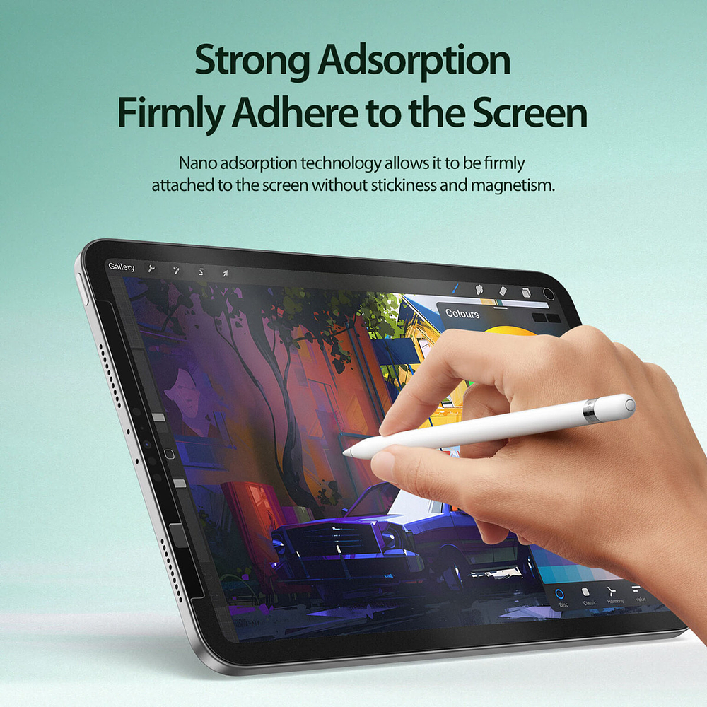 Mica Mate Tipo Papel Dux Ducis Magnético Para Ipad Pro 12.9 M1 A2378 A2461 6