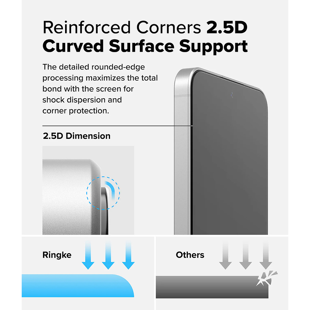 Mica D Vidrio Ringke Easy Slide Para Galaxy A36 5g 2-pack 5