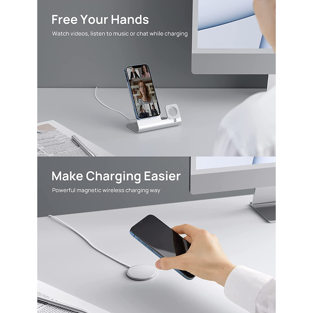 Cargador Letscom Magsafe 15w Para iPhone 17 Pro Max 6.9 | iPhone 17 Pro 6.3 | iPhone 17 Normal 6.3 | iPhone 17 Air 6.5 3