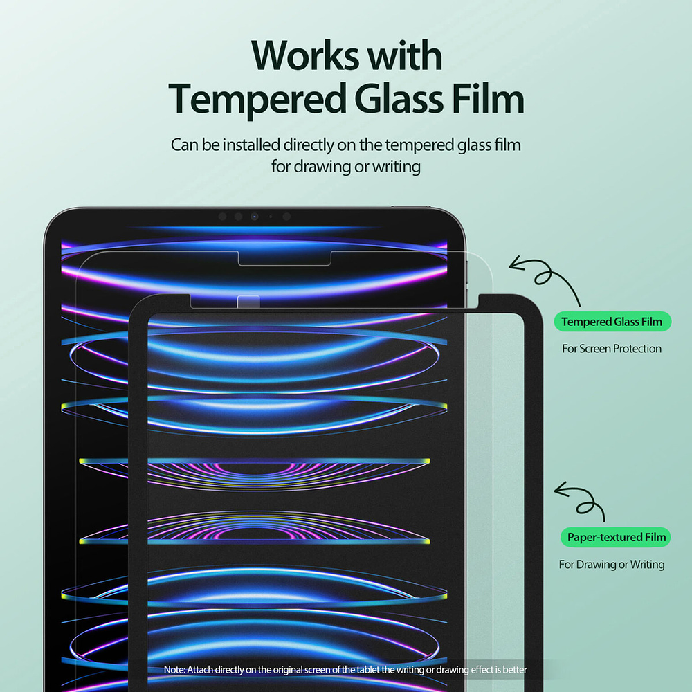 Mica Mate Tipo Papel Dux Ducis Magnético Para Ipad Pro 12.9 2020 A2229 A2069 9