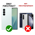Case Nillkin Para Galaxy Z Fold 7 Fold7 Con Portalapiz Negro 2