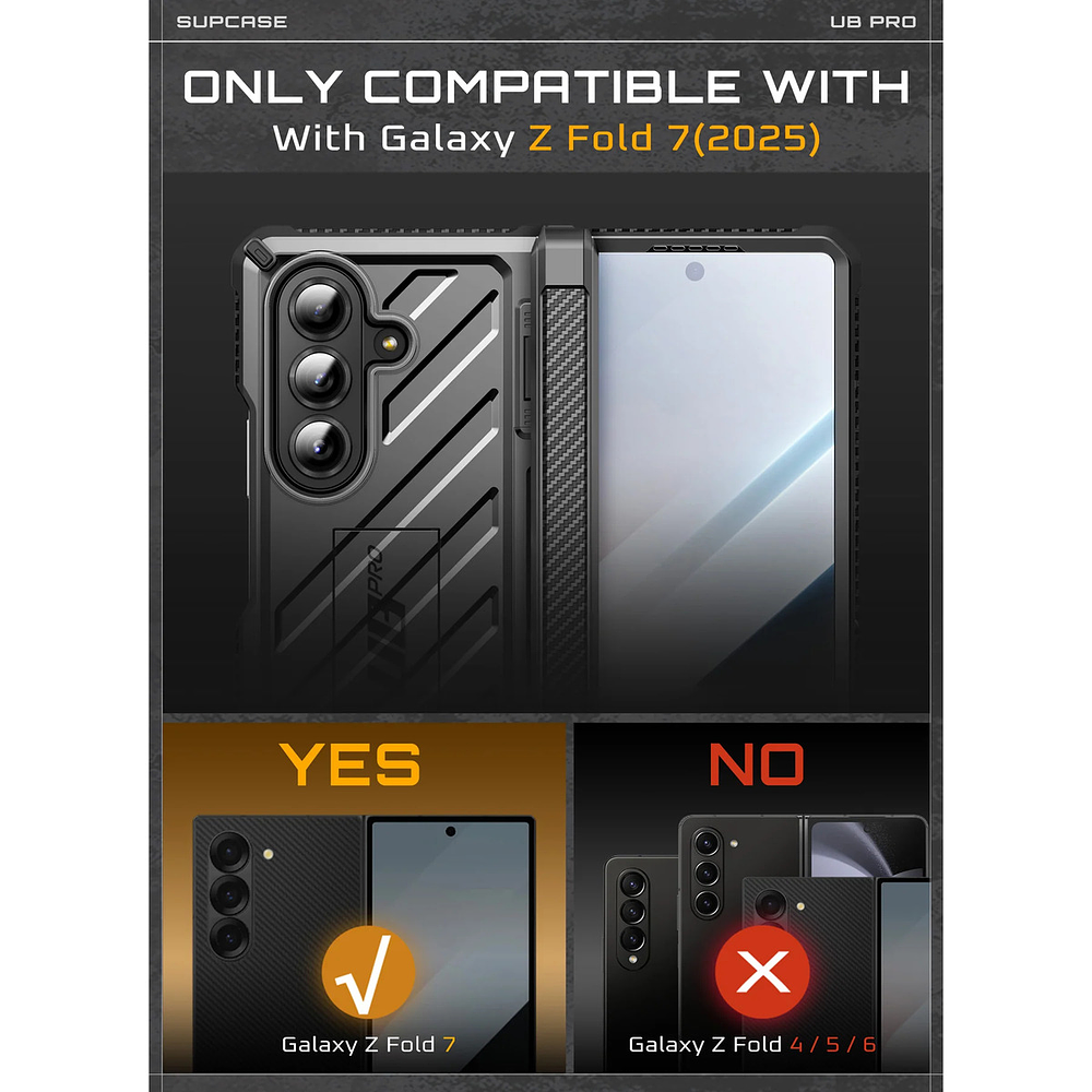 Case Supcase Ub Pro Para Galaxy Z Fold 7 Fold7 (2025) 2