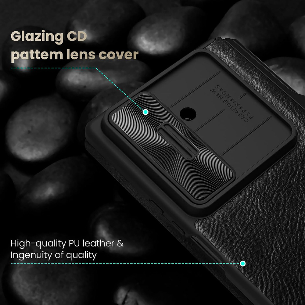 Case Nillkin Para Galaxy Z Fold 7 Fold7 Con Portalapiz Negro 6