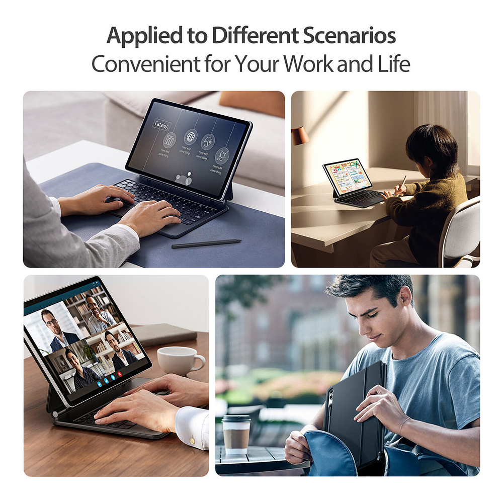 Case Con Teclado Magnético Para Galaxy Tab S8 11 X700 X706 4
