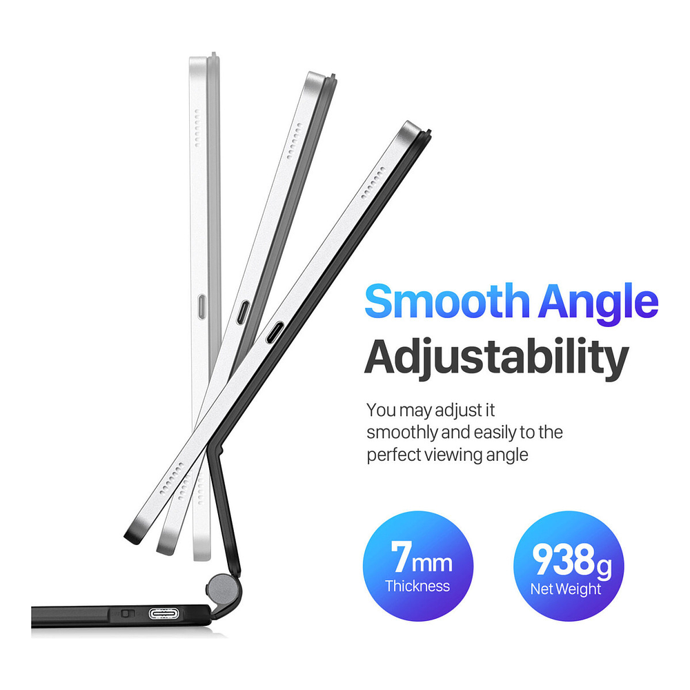 Case Con Teclado Magnético Para Galaxy Tab S7 11 T870 T875 6