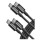 Cable Anker Usb-c 60w 1.8m Para Galaxy Tab S11 Ultra X930 2x 1