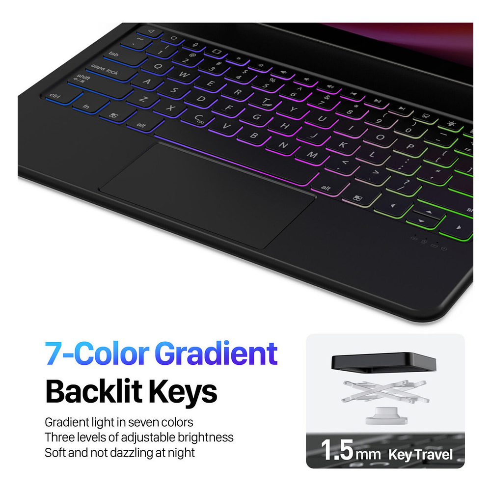 Case Con Teclado Magnético Para Galaxy Tab S8 11 X700 X706 9