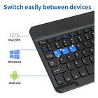 Teclado Portátil Bluetooth Para Galaxy Tab A11 8.7 X130 X133 2