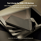 Cargador Belkin 68w Usb C Para iPhone 15 Pro Max 6.7 / iPhone 15 Pro 6.1 / iPhone 15 Normal 6.1 / iPhone 15 Plus 6.7 8