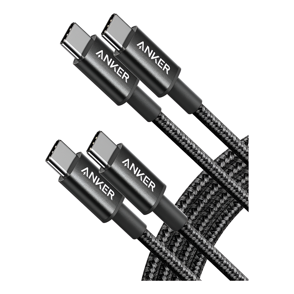 Anker Cable Usb-c 60w 1.8m Para Galaxy Flip7 Fold7 2pc Negro 1