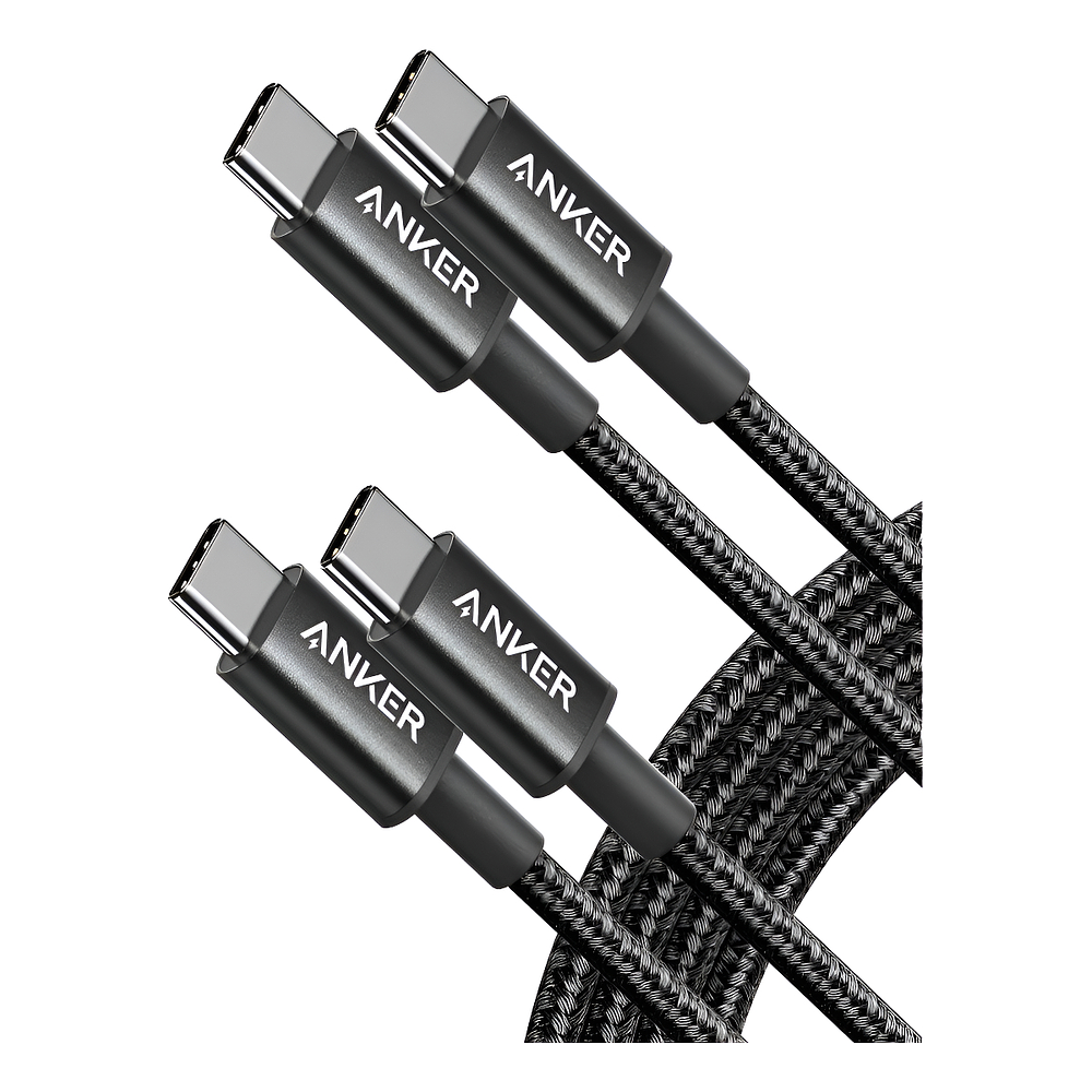 Anker Cable Usb-c 60w 1.8m Para Galaxy Flip7 Fold7 2pc Negro 1